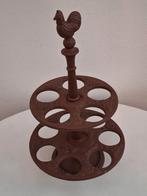 Gietijzeren eierrek, eierhouder Kip, Ophalen, Zo goed als nieuw