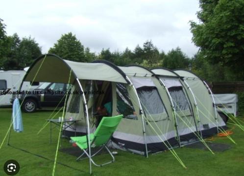 Outwell bear lake 4 pers. tunneltent met site extension, Caravans en Kamperen, Tenten, tot en met 4, Gebruikt, Ophalen