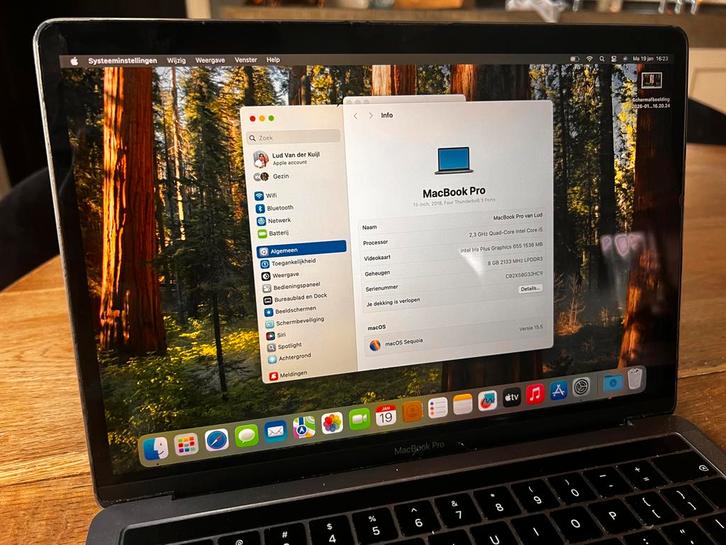 MacBook Pro 13" 2018, i5, 4x Thunderbolt - Goed!, Computers en Software, Apple Macbooks, Gebruikt, MacBook Pro, 13 inch, 2 tot 3 Ghz