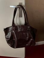 Leer schoudertas, Sieraden, Tassen en Uiterlijk, Tassen | Schoudertassen, Overige merken, Bruin, Ophalen of Verzenden, Zo goed als nieuw