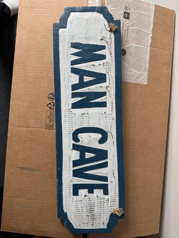 Houten Man Cave bord beschikbaar voor biedingen