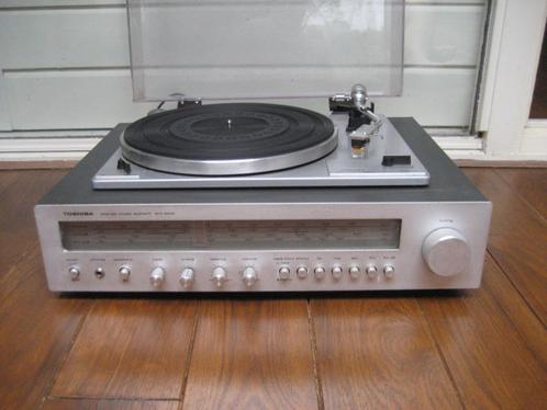 toshiba stereo set tnuer pick up vintage, Audio, Tv en Foto, Stereo-sets, Gebruikt, Overige merken, Ophalen of Verzenden
