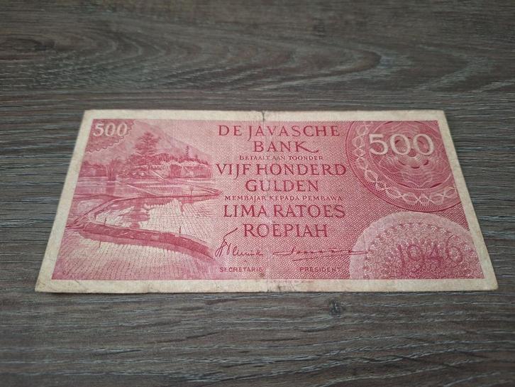Biljet 500 gulden Nederlands-Indië, Wilhelmina 1946, Postzegels en Munten, Bankbiljetten | Nederland, Ophalen of Verzenden