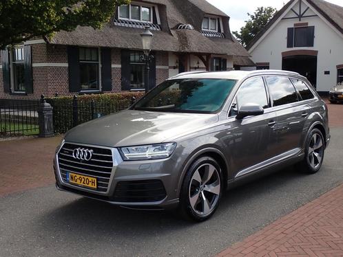 Audi Q7 3.0 TDI quattro S-LINE 7p 1e EIGENAAR VOLL OPTIE, Auto's, Audi, Bedrijf, Te koop, Q7, 360° camera, 4x4, ABS, Achteruitrijcamera