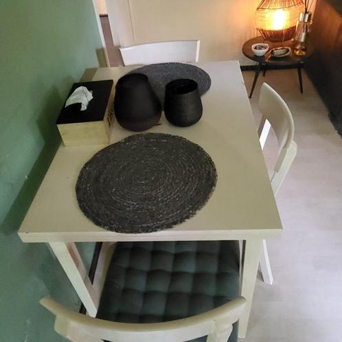 Vlindertafel met 4 stoelen – ideaal voor kleine ruimte!, Antiek en Kunst, Antiek | Meubels | Tafels, Ophalen