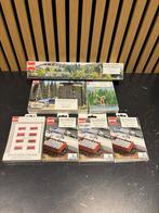 Busch H0 6021 / 1145 melkkannen, overgang en banken, Hobby en Vrije tijd, Modeltreinen | H0, Overige merken, Gelijkstroom of Wisselstroom