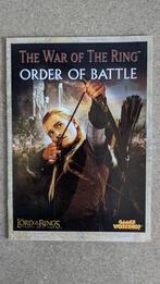 Games Workshop: The War of The Ring Order Of Battle, Boek of Catalogus, Ophalen of Verzenden, Lord of the Rings