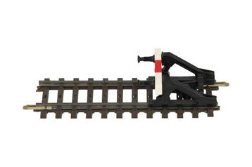 Marklin H0 K rail 2101 rechte rail met 7391 stootblok beschikbaar voor biedingen