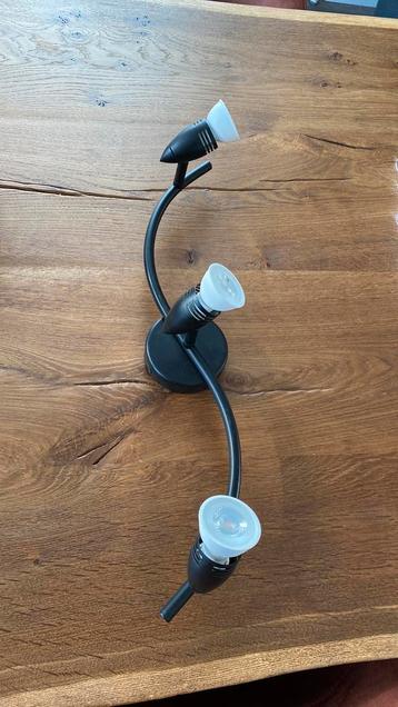 Plafonnière 3 spots zwart beschikbaar voor biedingen