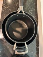 Le creuset pannen, Huis en Inrichting, Keuken | Potten en Pannen, Ophalen, Zo goed als nieuw, Gietijzer