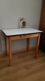 Vintage bureau tafel formica Bruynzeel | Piet Zwart, Huis en Inrichting, Bureaus, Ophalen, Gebruikt, Bureau