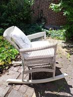 Schommelstoel tuinstoel, Ophalen, Zo goed als nieuw, Hout