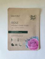 Beauty Pro Rose infused sheet mask, Sieraden, Tassen en Uiterlijk, Uiterlijk | Gezichtsverzorging, Nieuw, Gehele gezicht, Ophalen of Verzenden