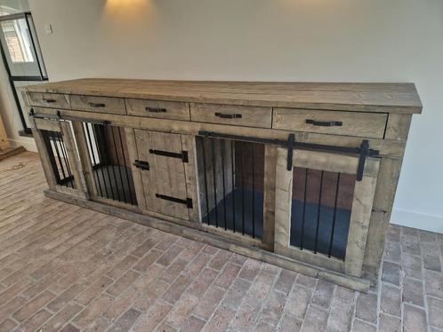 hondenbench steigerhout, Dieren en Toebehoren, Hondenbenches, Nieuw, Ophalen of Verzenden