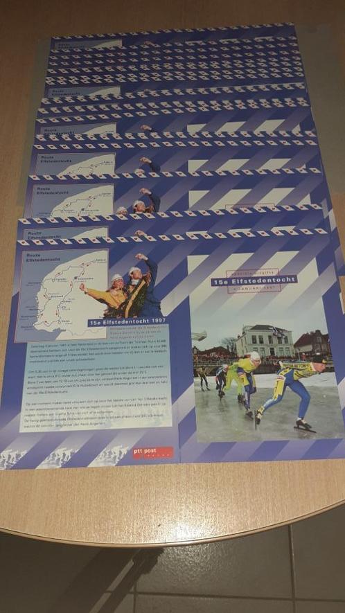 15e Elfstedentocht speciale uitgifte, Postzegels en Munten, Postzegels | Nederland, Postfris, Na 1940, Ophalen of Verzenden