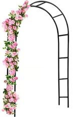 Rozenboog rozen boog tuinboog staal zwart GRATIS BEZORGD!, Verzenden, Nieuw, IJzer, Sierhekwerk