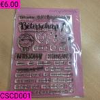 Stempels Carlijn Design, Hobby en Vrije tijd, Ophalen of Verzenden, Zo goed als nieuw, Clearstamp