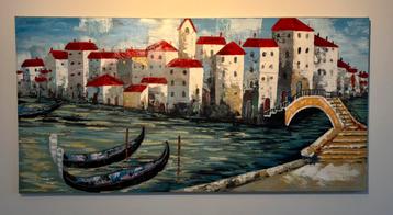 Schilderij Venetië 70x140 beschikbaar voor biedingen