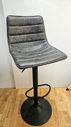 Zo goed als nieuwe grijze barkruk, Ophalen, Zo goed als nieuw, In hoogte verstelbaar, 90 cm of meer