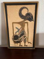 Indonesische afbeelding Wajang Wayang Indonesië Java Javaans, Antiek en Kunst, Ophalen of Verzenden