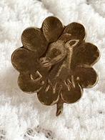Vintage broche jeugd natuur wacht ( hertje ), Ophalen of Verzenden, Overige materialen