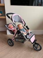 Bayer Dubbele Poppenwagen, Ophalen, Gebruikt, Babypop