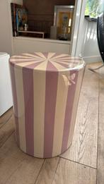 Keramieke bijzettafel, Huis en Inrichting, Tafels | Bijzettafels, Minder dan 45 cm, Minder dan 55 cm, Rond, Ophalen of Verzenden