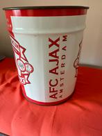 Ajax prullenbak, Ophalen of Verzenden, Gebruikt, Metaal, Minder dan 50 cm