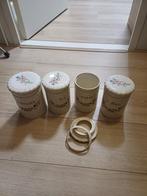 4 stuks voorraadbussen, servies Springfields Jenny by Rhodes, Verzenden, Zo goed als nieuw, Overige stijlen