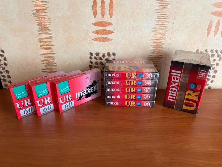 Nieuwe Maxwell UR60 + UR90 cassettebandjes, Cd's en Dvd's, Cassettebandjes, Zo goed als nieuw, Onbespeeld, Overige genres, 2 t/m 25 bandjes