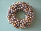 Nieuwe Kerst Krans Goud Zilver Diverse Materialen 39 cm, Ophalen of Verzenden