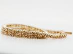 14K Gouden Tennisarmband 2.10 ct met AIG Certificaat, Nieuw, Ophalen of Verzenden, Met edelsteen, Goud