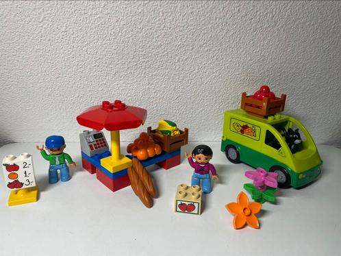 Duplo 5683 Marktplein, Kinderen en Baby's, Speelgoed | Duplo en Lego, Zo goed als nieuw, Duplo, Complete set, Ophalen of Verzenden