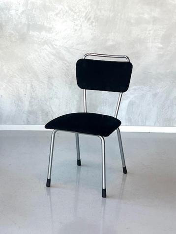 Gispen eettafelstoel vintage design eetkamerstoel zwart  beschikbaar voor biedingen