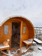 luxe degelijke barrel sauna s vanaf 2 meter ruime sta hoogte, Nieuw, Complete sauna, Ophalen of Verzenden, Fins of Traditioneel
