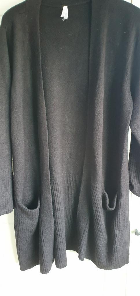 MISS ETAM VEST...diepzwart...MAAT 46...1 middag gedragen!, Kleding | Dames, Grote Maten, Zo goed als nieuw, Trui of Vest, Zwart