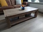 Salontafel Salzburg acaciahout Smoke White Brushed, Ophalen, 100 tot 150 cm, 50 tot 100 cm, Zo goed als nieuw
