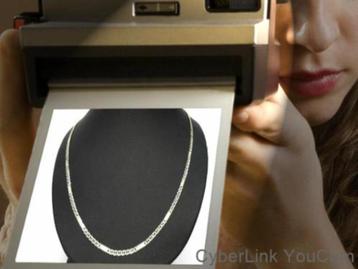 16090 Stijlvolle 14K Gouden Fantasie Gourmet Ketting 60cm beschikbaar voor biedingen