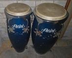 Twee blauwe conga's van het merk Meinl, Muziek en Instrumenten, Percussie, Ophalen of Verzenden, Gebruikt, Trommel