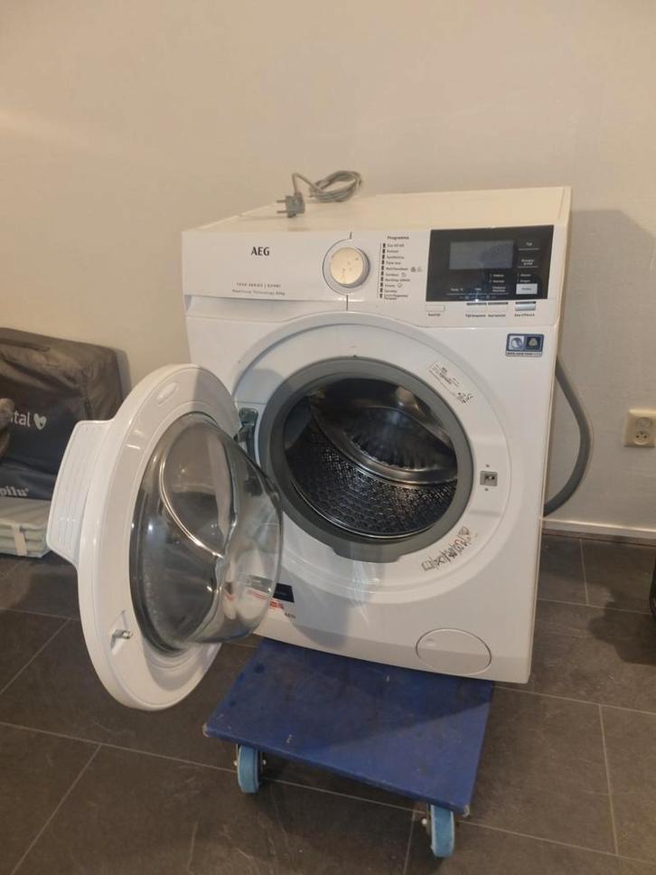 AEG L7WB86GW Was-droogcombinatie 8kg/4kg – 1600 toeren, Witgoed en Apparatuur, Wasmachines, Gebruikt, Voorlader, 85 tot 90 cm