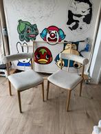 2x Bouclé stoel Cleo - Westwing Collection, Huis en Inrichting, Stoelen, Ophalen, Overige materialen, Twee, Wit