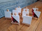 10 x mini- schilderezel, gebruikt voor menukaartjes, Ophalen of Verzenden