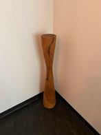 Mooie houten planten zuil (hardhout), Ophalen, Zo goed als nieuw