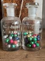 OUD GLAZEN POTJE VERDUND ZOUTZUUR, Antiek en Kunst, Ophalen