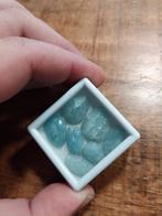 Roos geslepen aquamarijn, Ophalen of Verzenden