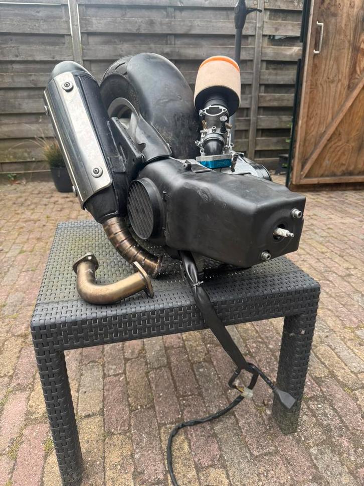 183cc 31.4PK stage 3 AC DD DG blok PLUG AND PLAY!, Fietsen en Brommers, Brommeronderdelen | Scooters, Zo goed als nieuw, Piaggio