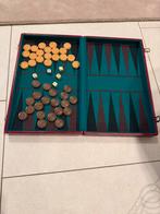 Backgammon spel in koffer, Ophalen of Verzenden, Gebruikt, Schaken