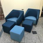 Set 2 Artifort Seven design fauteuil chair 3 voetenbank kruk, Ophalen, 75 tot 100 cm, Nvt, Nvt