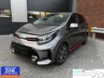 Kia Picanto 1.2I GT-Line AUTOMAAT/CRUISE/NAVI/CAMERA, Auto's, Kia, Gebruikt, Zwart, 4 stoelen, Adaptive Cruise Control