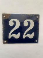 Emaille winkelbordjes, Ophalen of Verzenden, Gebruikt, Reclamebord